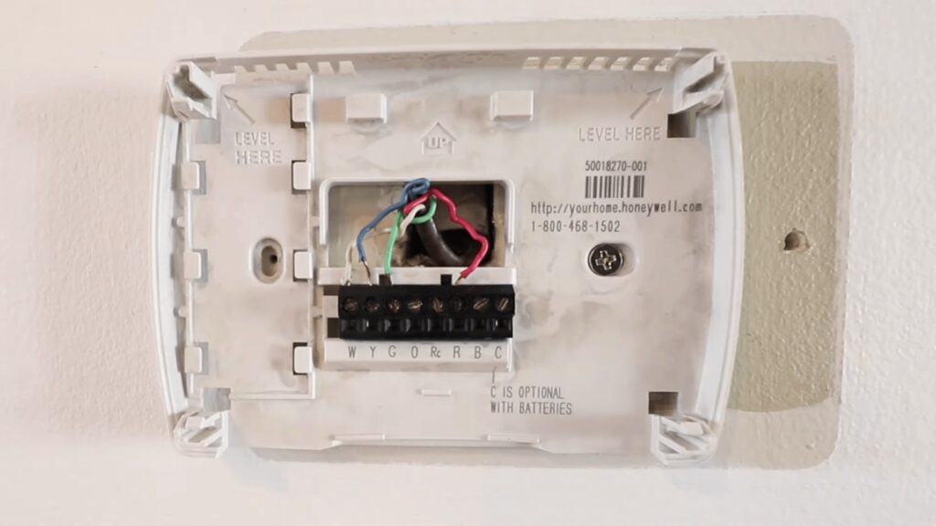 honeywell thermostat wiring