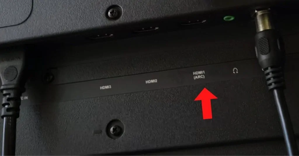 HDMI port on TV